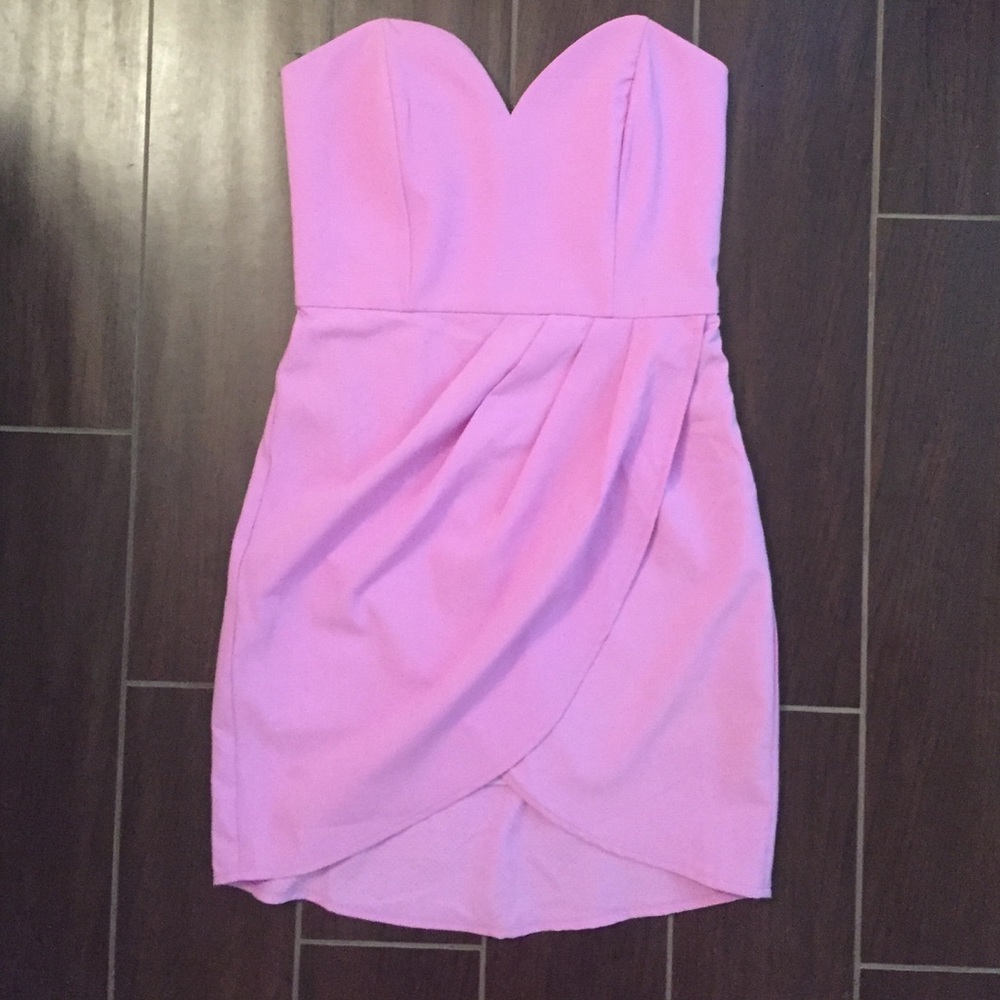 😍Sweetheart cut wrap mini dress🤩